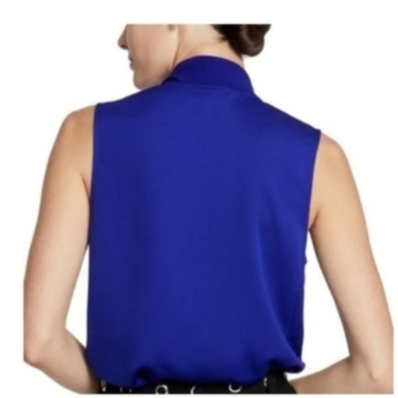 Rachel Roy Jasper Tie-Neck Top, Blue - Picture 2 of 3